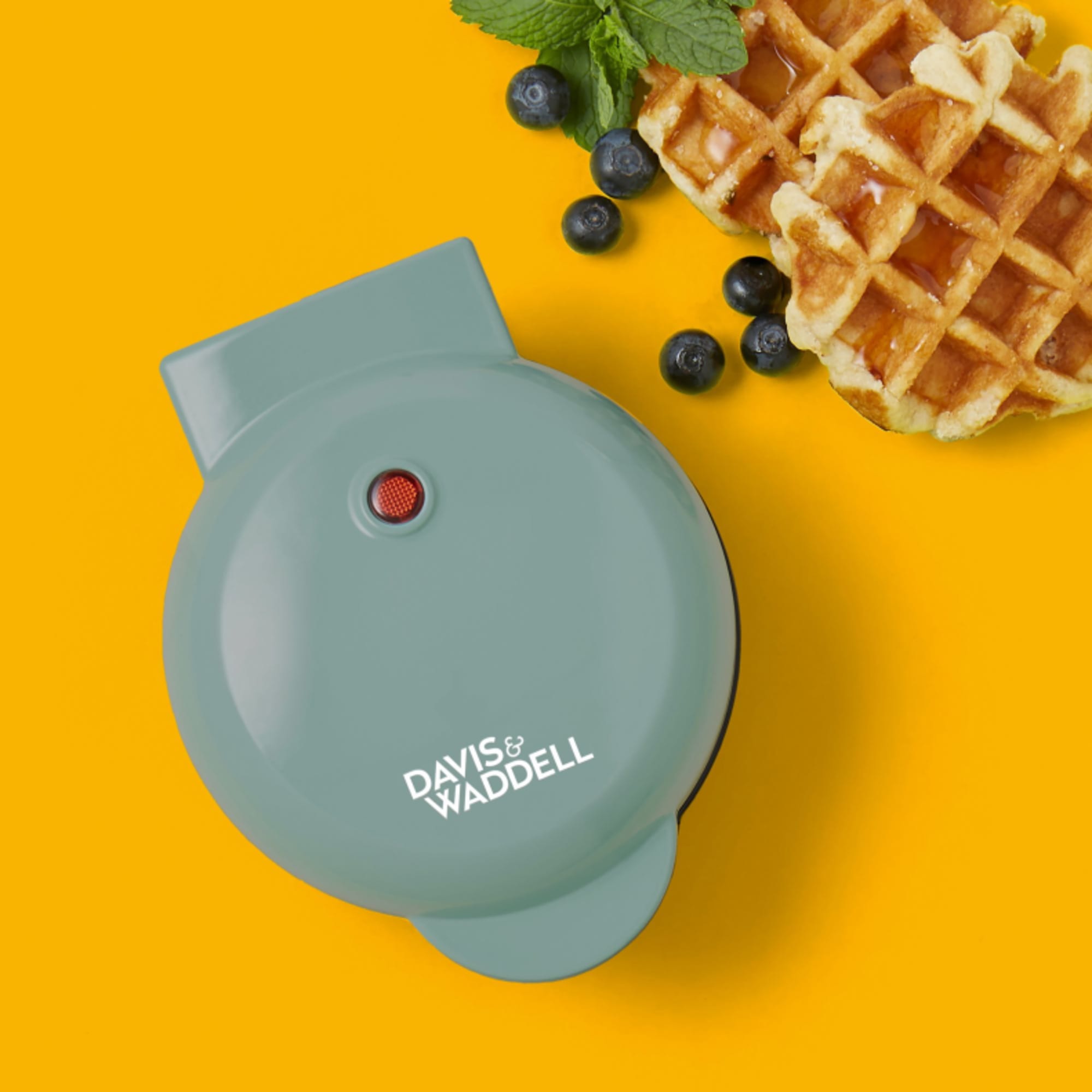 Electric Mini Waffle Maker Green Kitchen Warehouse™